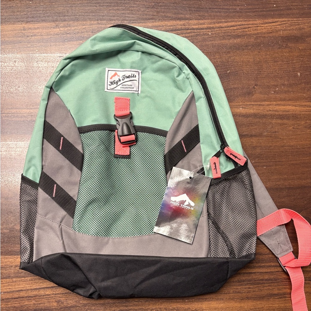 Green and Gray Men's Backpack